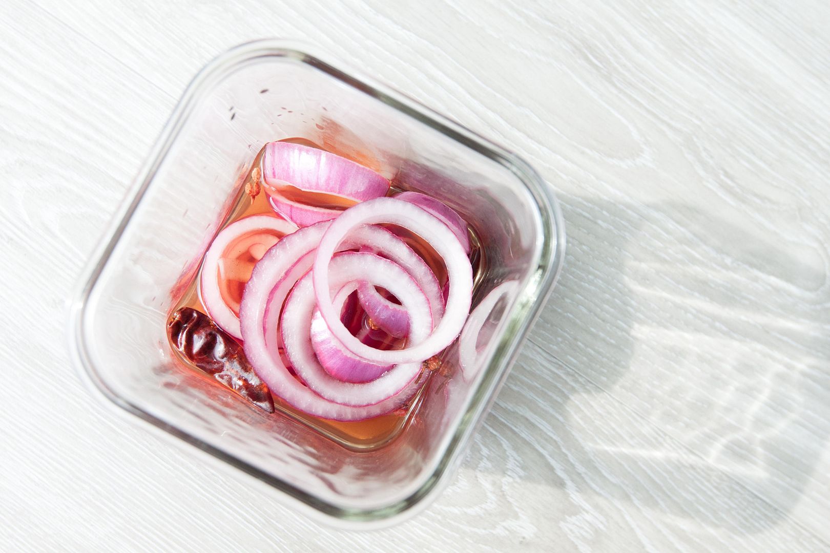 Food Makes Me Happy Let's Finish that Bottle of Red Wine Vinegar by Making Pickled Red Onions